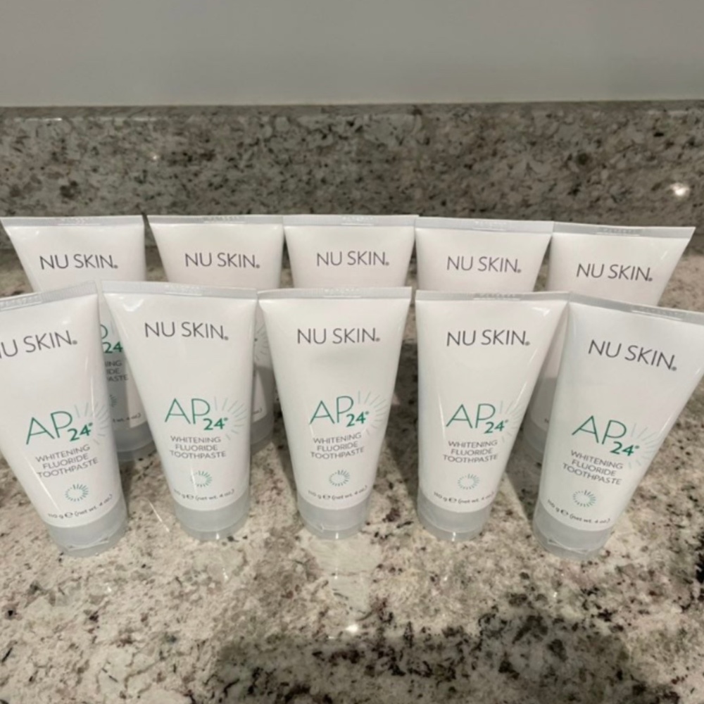 Ten (10) Nu Skin AP 24® Whitening Fluoride Toothpastes. Exp 11/2026